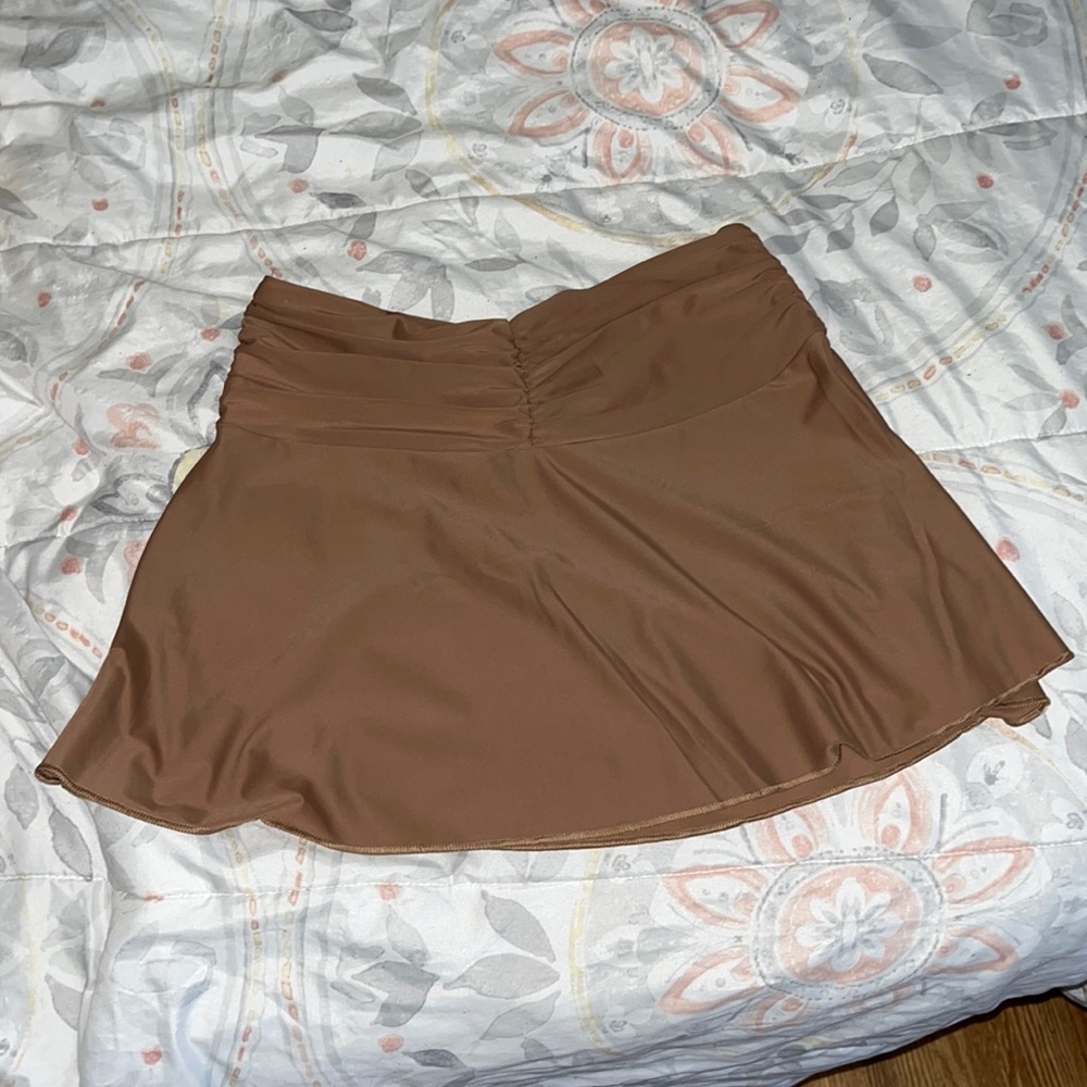 Urban outfitters mini Sara knit skirt silk